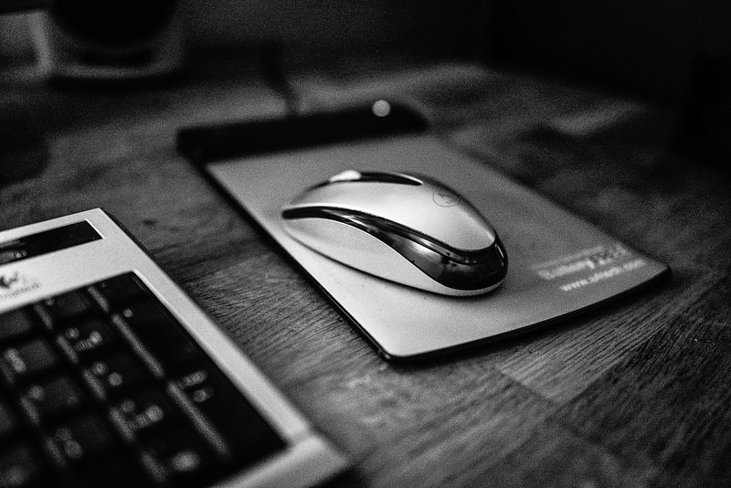 mousepad and mouse